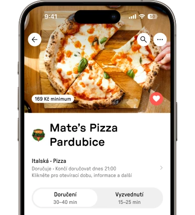 Náhled do mobilní aplikace Reservo Eats